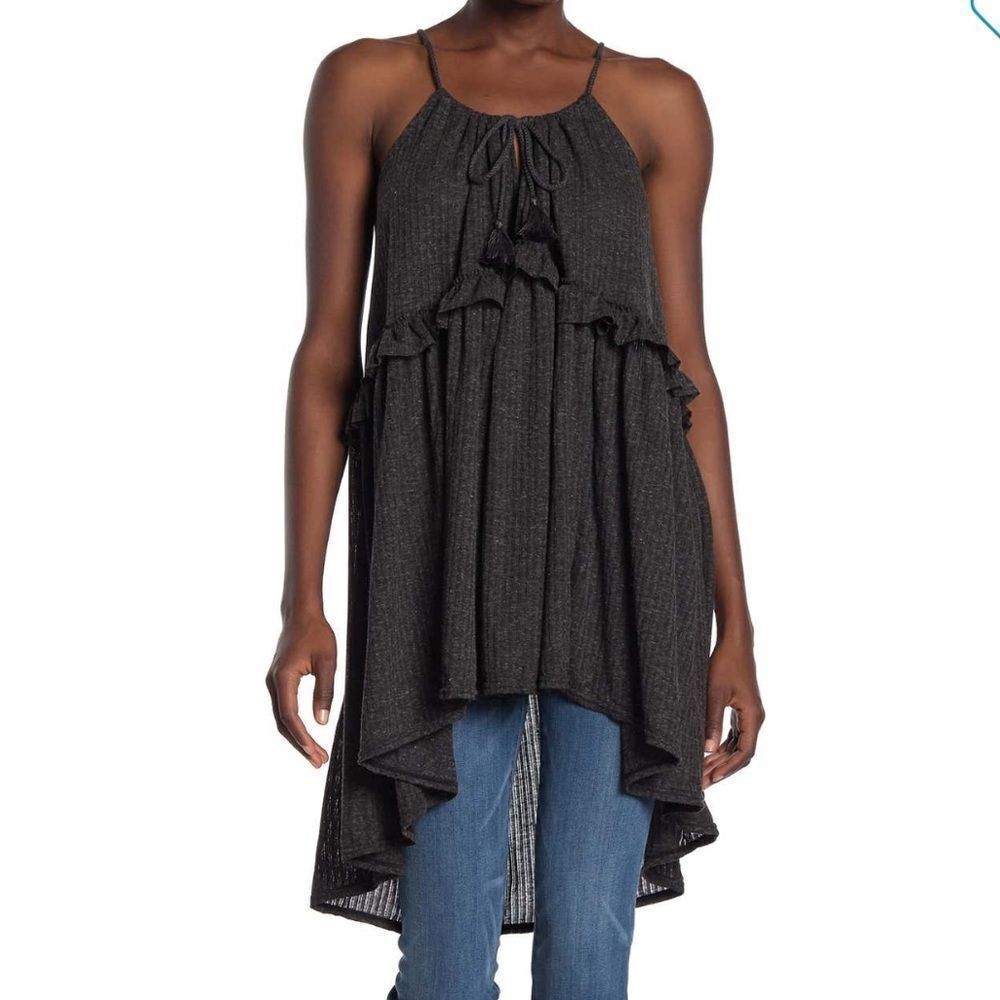 NWT Free People Rosaline Ruffled High/Low Dress